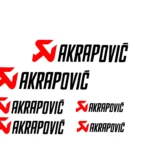 adesivi Moto 6 adesivi AKRAPOVIC stickers AKRAPOVIC