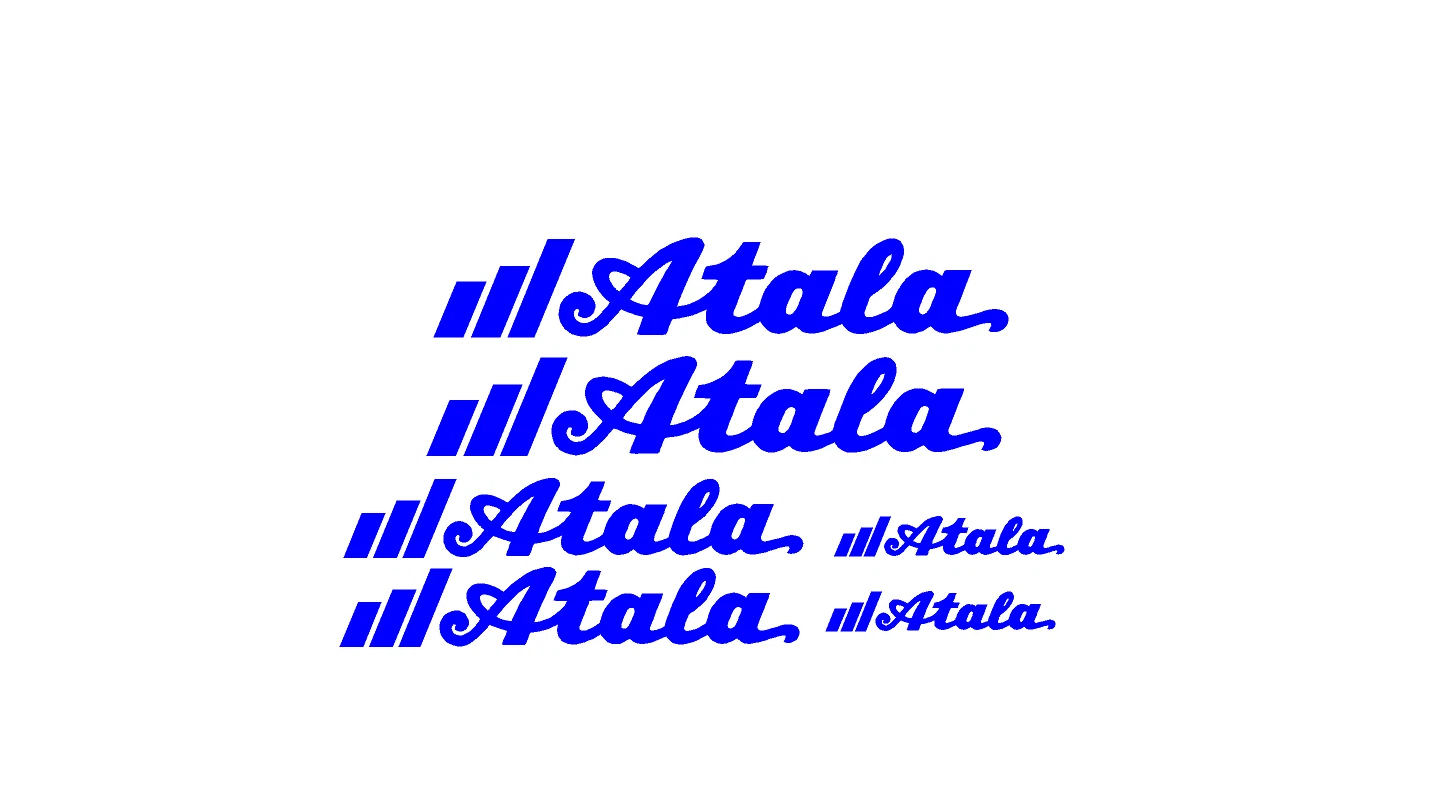 Adesivi bici - 6 adesivi / Atala - stickers / Atala con strisce