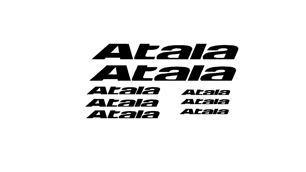 adesivi bici - 8 adesivi Atala mod.3 - stickers Atala mod.3