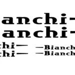 adesivi bici - 10 adesivi Bianchi con strisce Mod.N°2