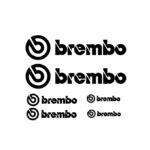Adesivo Auto - 6 Adesivi Brembo - Stickers Brembo