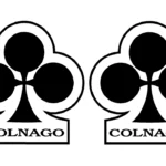 adesivi bici - 2 adesivi Colnago logo