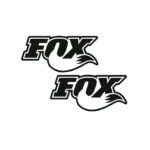 adesivi bici Forcelle - 2 adesivi Fox MOD.2 - stickers Fox MOD.2