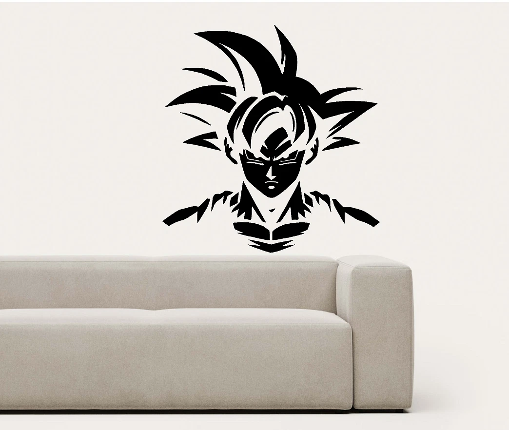 Muro adesivi Dragon ball - 1 adesivo Goku - wallstickers 55 x 57 cm