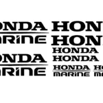 adesivi Moto / nautica - 10 adesivi Honda Marine Stickers Honda