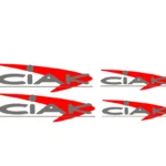 adesivi Moto - 4 adesivi Malaguti Ciak - stickers Ciak replica , no resinato