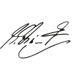 Adesivo Auto - F1 Michael Schumacher Firma - Signature Michael Schumacher