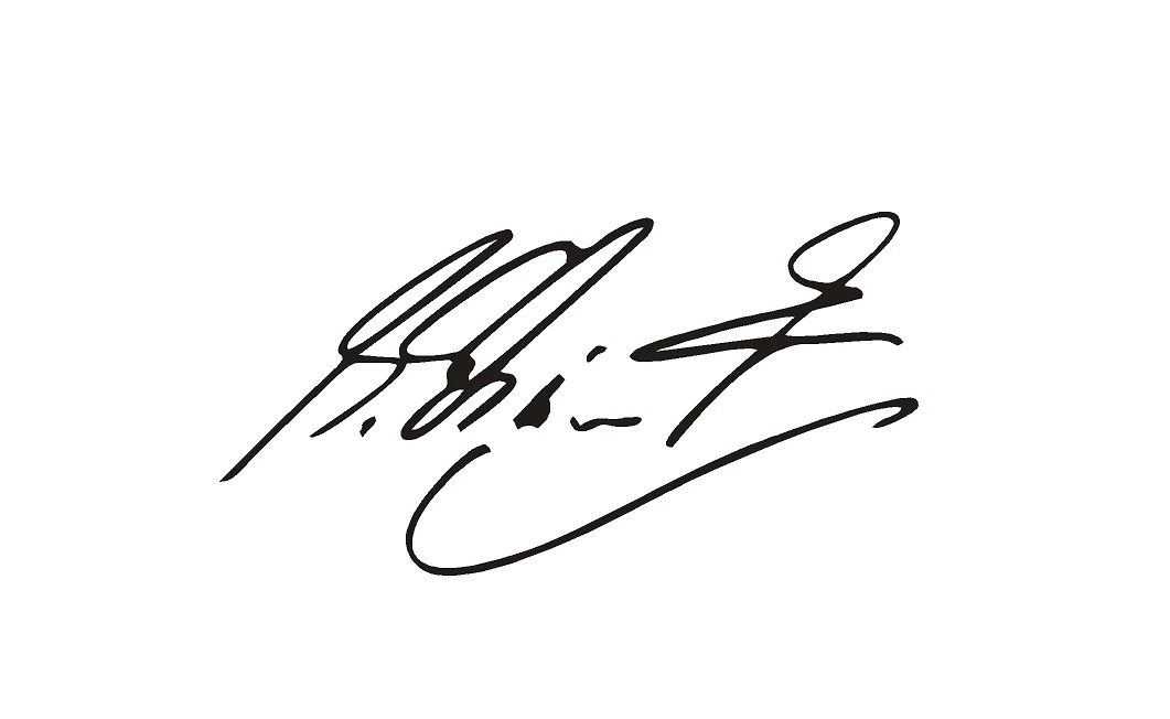 Adesivo Auto - F1 Michael Schumacher Firma - Signature Michael Schumacher