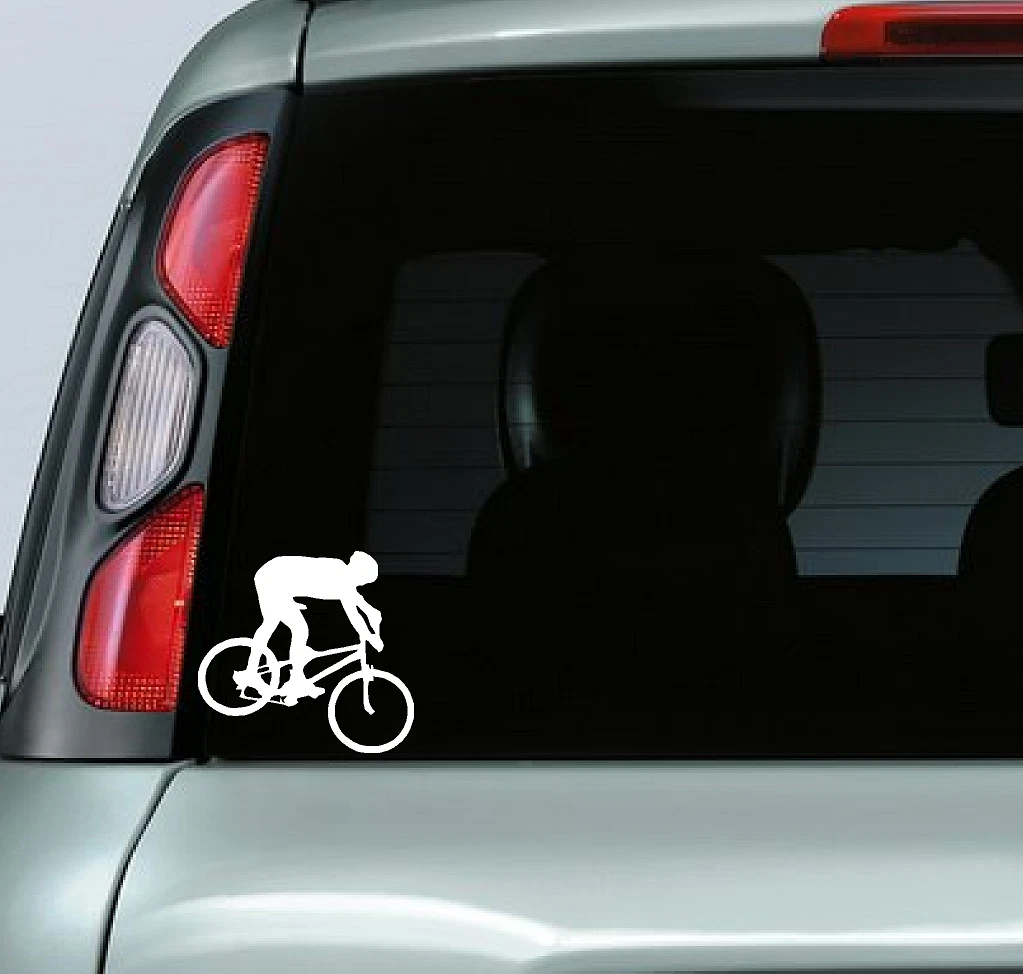 Adesivo Auto - Mountain bike biker adesivo