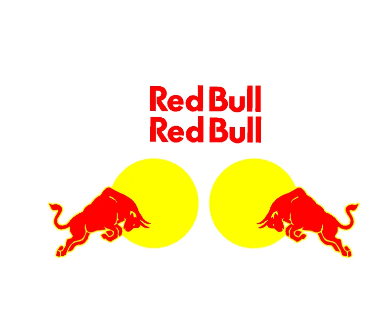 adesivi Moto / Auto / 4 adesivi Red bull - Stickers Red bull mod 2