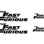 Adesivo Auto / tuning - 4 Adesivi THE FAST AND THE FURIOUS