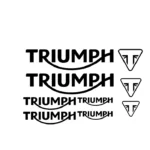 adesivi Moto - 9 adesivi Triumph + Logo Stickers Triumph logo 2014