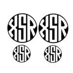 Adesivi Moto - 4 adesivi YAMAHA XSR LOGO