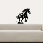 Muro adesivi - 1 adesivo Cavallo al galoppo - wallstickers Cavallo
