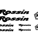 adesivi bici Forcelle - 10 stickers Rossin