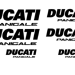 adesivi Moto Carene - 6 Stickers Ducati Panigale