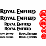 adesivi Moto - 12 adesivi Royal Enfield logo
