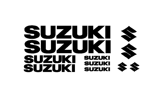 adesivi Moto - 11 adesivi Suzuki