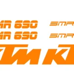 adesivi Moto - 6 adesivi ktm smr 690- stickers ktm Replica
