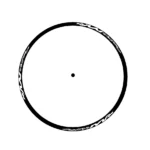 adesivi cerchi bici - 10 adesivi Mavic Cross Max -H 1,3 cm raggio cerchio 61 cm