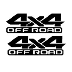 adesivi Auto / QUAD - 2 adesivi 4X4 - stickers 4x4 - mod 3