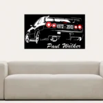 Muro adesivi - 1 adesivo Paul Walker - wallstickers tributo