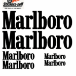 adesivi Moto 6 adesivi Marlbor Stickers Marlbor
