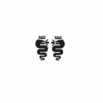 Adesivo Alfa Romeo Biscione - Set di 2 Adesivi