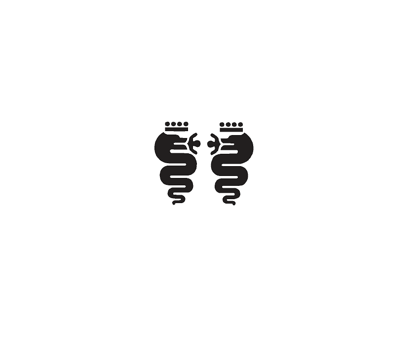 Adesivo Alfa Romeo Biscione - Set di 2 Adesivi