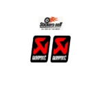 adesivi Moto - kit 2 adesivi AKRAPOVIC Stickers AKRAPOVIC mod 2