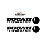 adesivi Moto Replica - 2 adesivi Ducati Performance logo - Ducati