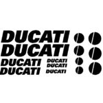 adesivi Moto - 14 adesivi Ducati - stickers Ducati + logo