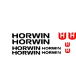 adesivi Moto - kit 10 adesivi HORWIN Stickers HORWIN
