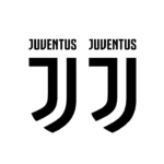adesivi logo Calcio - 2 adesivi Juventus