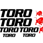 adesivi Moto Carene - 10 adesivi Toro - Stickers Toro