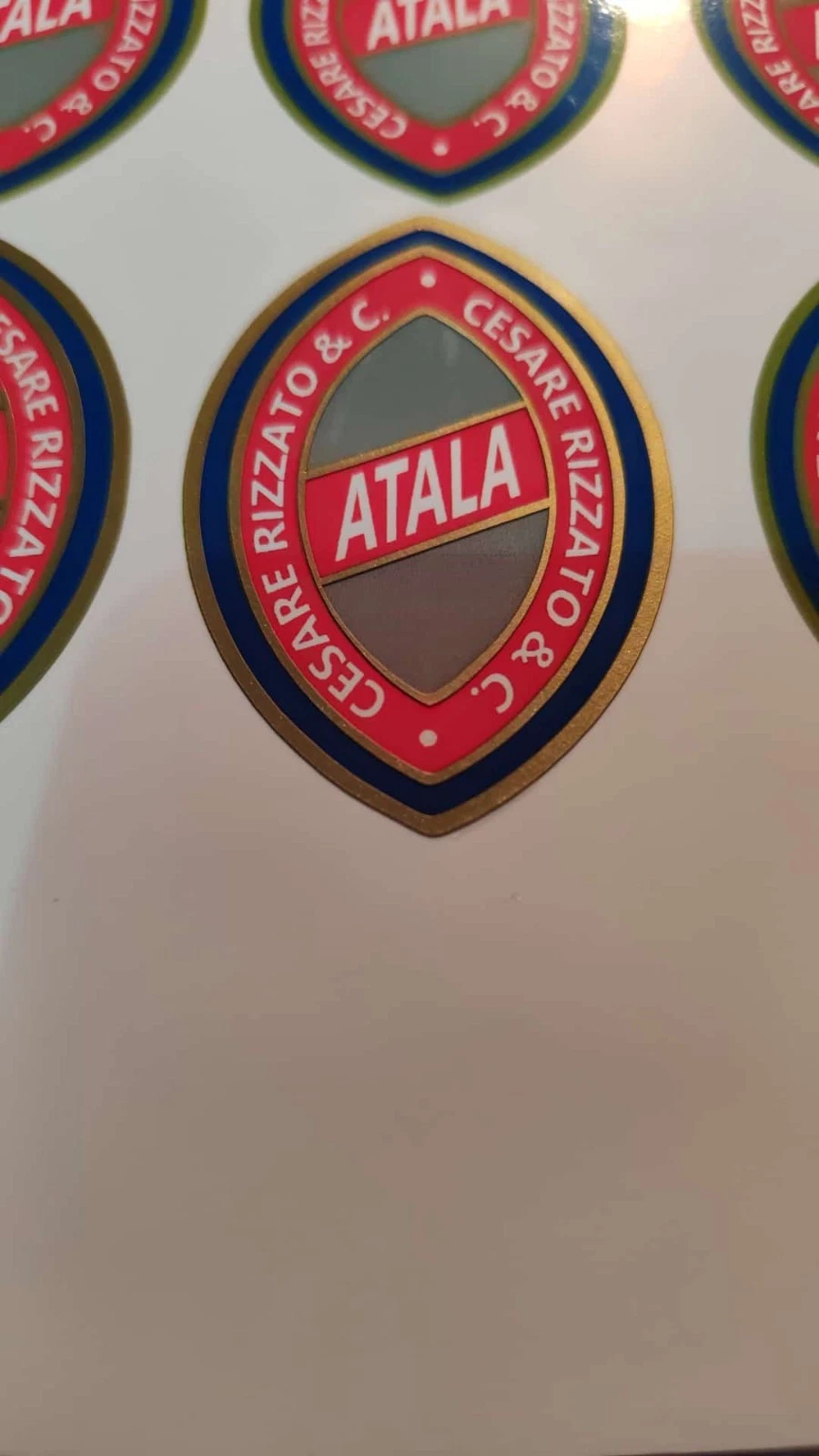 adesivi bici - 11 Adesivi Atala Citta 28 man - Old bike stickers Atala - immagine 2