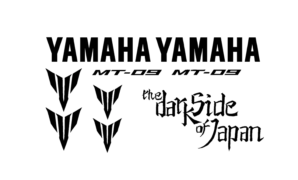 adesivi Moto YAMAHA - 9 adesivi YAMAHA MT-09 Stickers YAMAHA MT