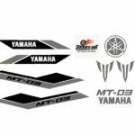 adesivi Moto YAMAHA - 10 adesivi YAMAHA MT-03 Stickers YAMAHA MT