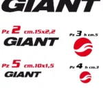 adesivi bici - 16 adesivi Giant