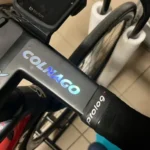 adesivi bici - 4 adesivi Colnago 2025- Argento Olografico, 8 x 1 cm