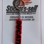 Portachiavi MOTO PERSONALIZZATO - Ducati in gomma siliconica auto MOTO Mod 2