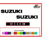 Adesivi 2 pezzi 30 cm SUZUKI stickers disponibili vari colori per moto e scooter