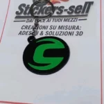 Portachiavi Bici - Cannondale Logo in gomma siliconica