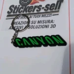 Portachiavi Bici - Canyon Logo in gomma siliconica