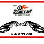 adesivi Moto Carene / auto - 2 adesivi BEEP BEEP ! - Stickers BEEP BEEP !