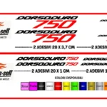 adesivi Moto - 8 adesivi Aprilia DORSODURO 750 - stickers Aprilia DORSODURO