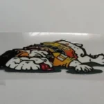 adesivi REPLICA Moto - VALENTINO ROSSI BULL DOG - Stampa I Rilievo -10 X 4 CM